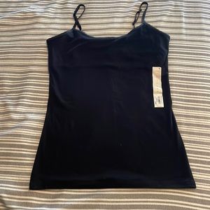 SO satin trim solid cami